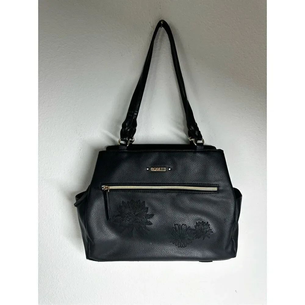 Rosetti Handbag Shoulder Bag Floral Grathics Packets See Description
